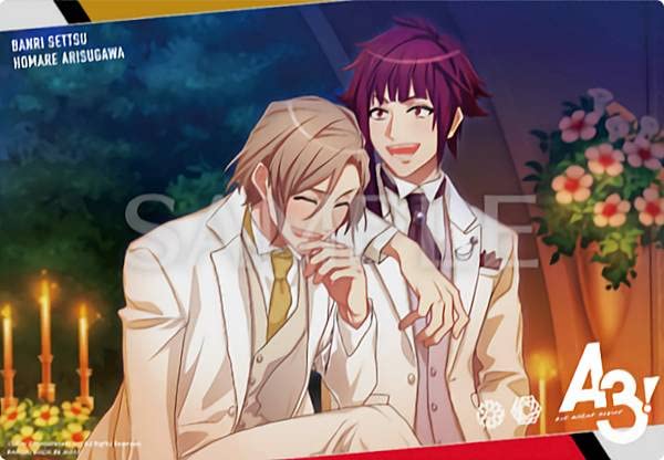 Amazon.co.jp: 【摂津万里&有栖川誉】 A3! クリアビジュアルポスター2